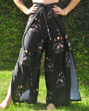 Mystic Moths and Luna Moon Printed Casual Pants